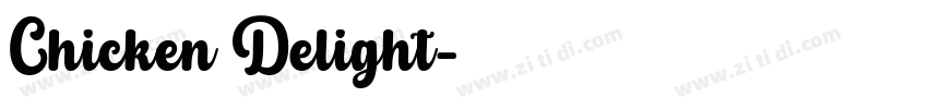 Chicken Delight字体转换